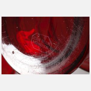 Jean Beck Schale und Vase Art déco