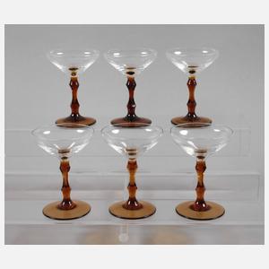 Moser sechs Likörgläser