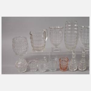 Konvolut Glasobjekte Lobmeyr Wien