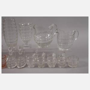 Konvolut Glasobjekte Lobmeyr Wien