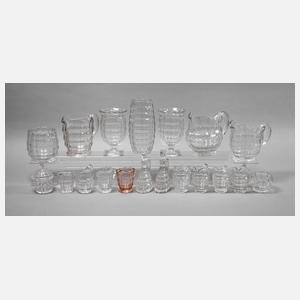 Konvolut Glasobjekte Lobmeyr Wien