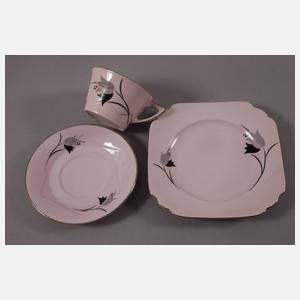 Böhmen Teeservice Art déco