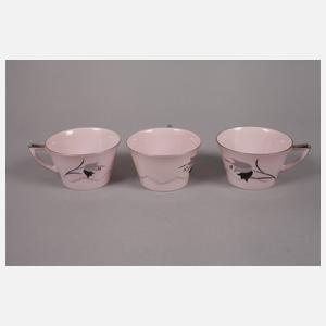 Böhmen Teeservice Art déco