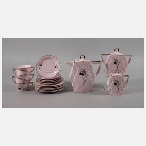 Böhmen Teeservice Art déco