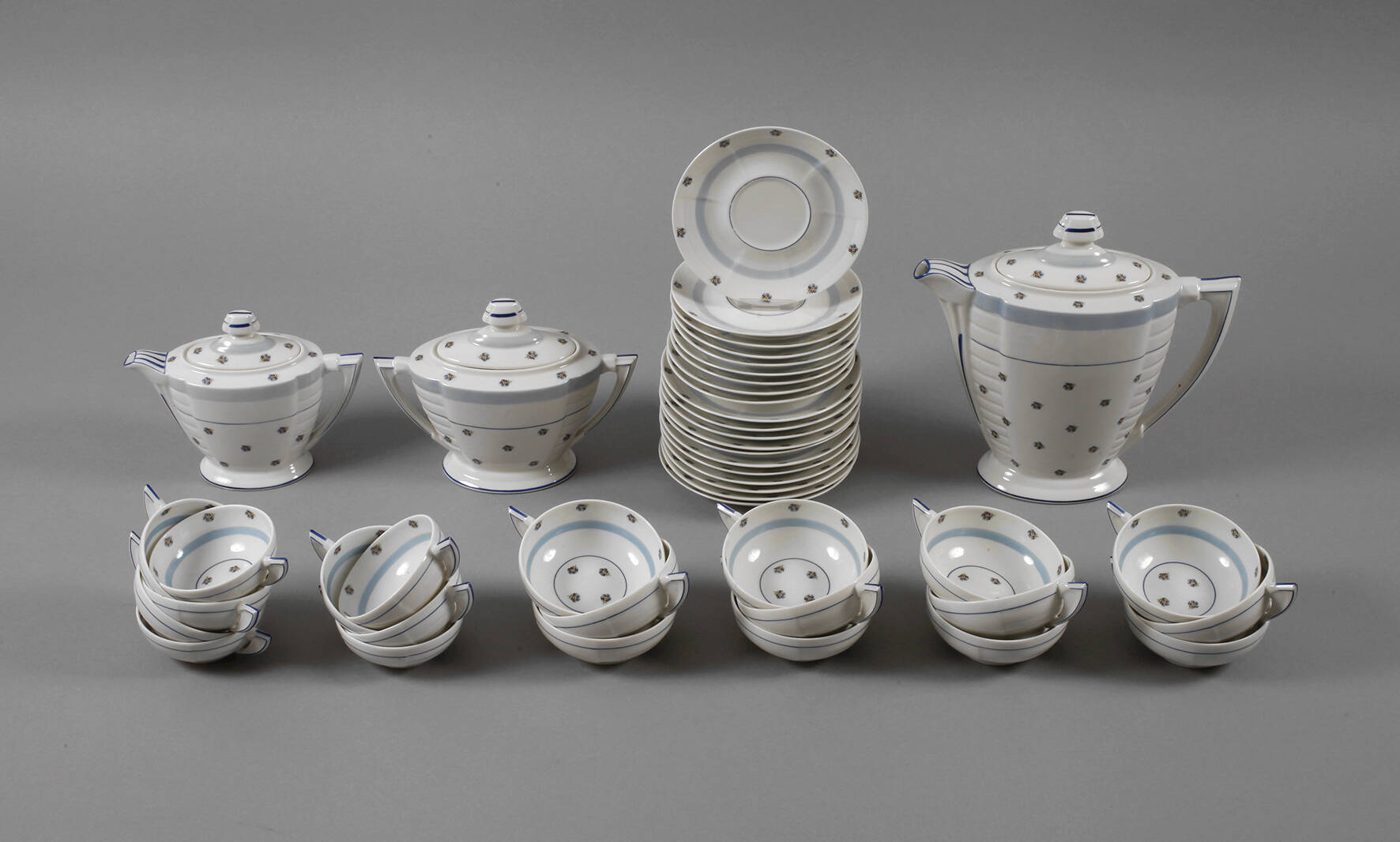 Frankreich Teeservice Art déco