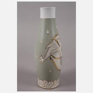 Fraureuth Vase mit Drachenmotiv