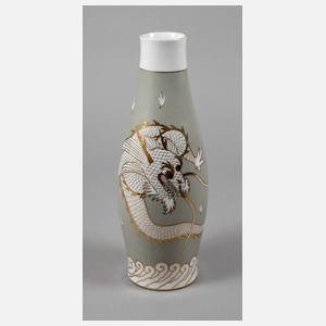 Fraureuth Vase mit Drachenmotiv