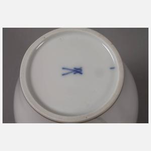 Meissen Deckelvase Skispringermotiv