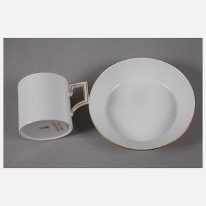 Meissen Espressotasse Harlekinmotiv