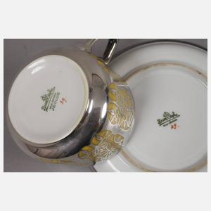 Rosenthal Tasse Silberoverlay