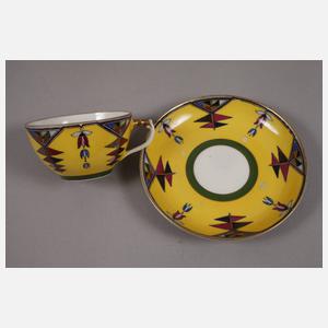 Russland Rest-Teeservice Art déco