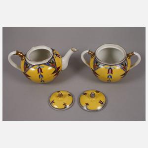 Russland Rest-Teeservice Art déco