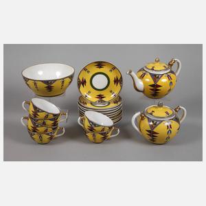 Russland Rest-Teeservice Art déco