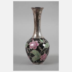 Spahr & Co., Enghalsvase Silberoverlay