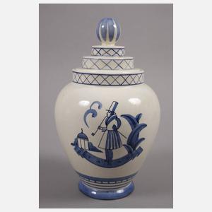 Velten Vordamm zwei Tabaktöpfe Art déco