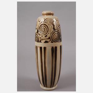 Mougin Nancy Vase "Volutes et Cotes"