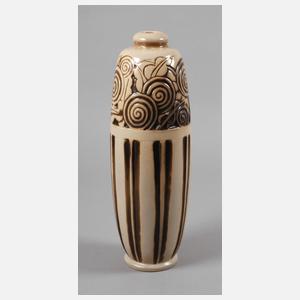 Mougin Nancy Vase "Volutes et Cotes"