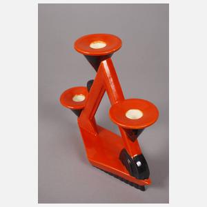 Royal Dux, Paar Leuchter Art déco