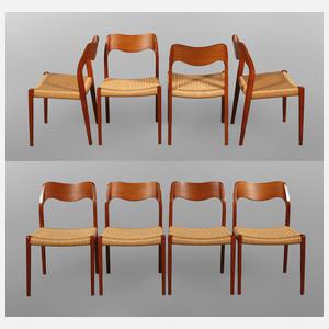 Acht Stühle Niels O. Möller