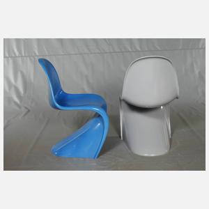 Vier Panton-Chairs