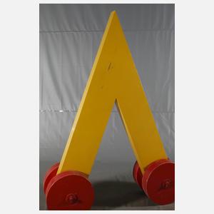 Fritz Schwegler, übergroße abstrakte Installation