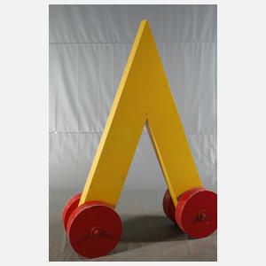 Fritz Schwegler, übergroße abstrakte Installation