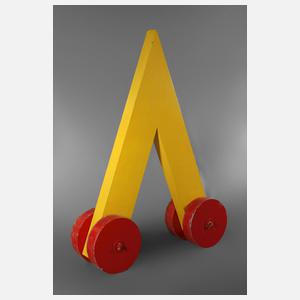 Fritz Schwegler, übergroße abstrakte Installation