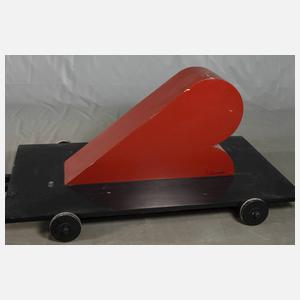 Fritz Schwegler, übergroße abstrakte Installation