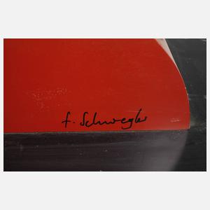 Fritz Schwegler, übergroße abstrakte Installation