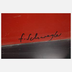 Fritz Schwegler, übergroße abstrakte Installation