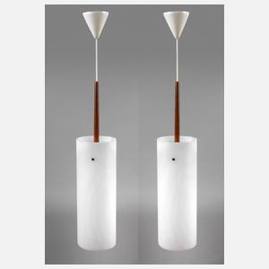 Paar Deckenlampen Design