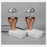Paar Tischlampen Design111