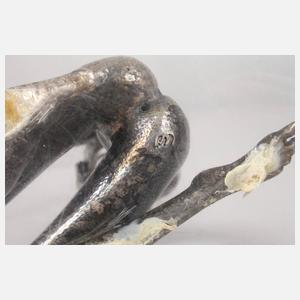 Figürliches Vasenpaar Silber