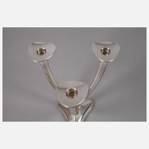 Silber dreiflammiger Leuchter