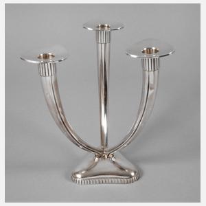 Silber dreiflammiger Leuchter