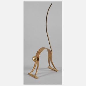 Brezelhalter als Katze