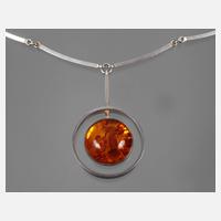 Nils Erik From Designcollier mit Bernstein111