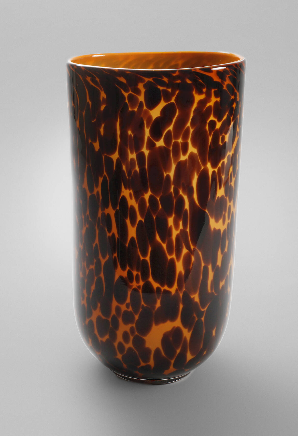 Murano Vase Leopardenmuster