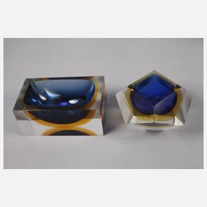 Murano fünf Teile Sommerso