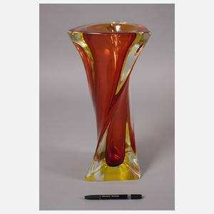 Murano große Vase Sommerso