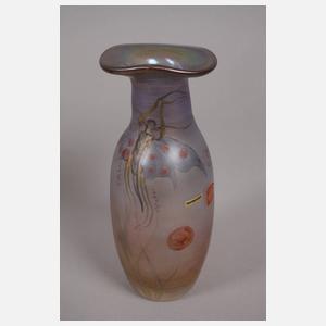 Poschinger fünf Vasen Studioglas