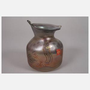 Poschinger fünf Vasen Studioglas