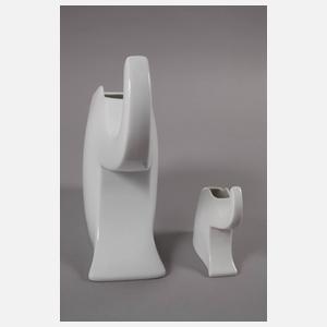 Rosenthal zwei Vasen "Fun o'fant"