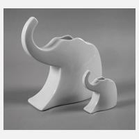 Rosenthal zwei Vasen "Fun o'fant"111