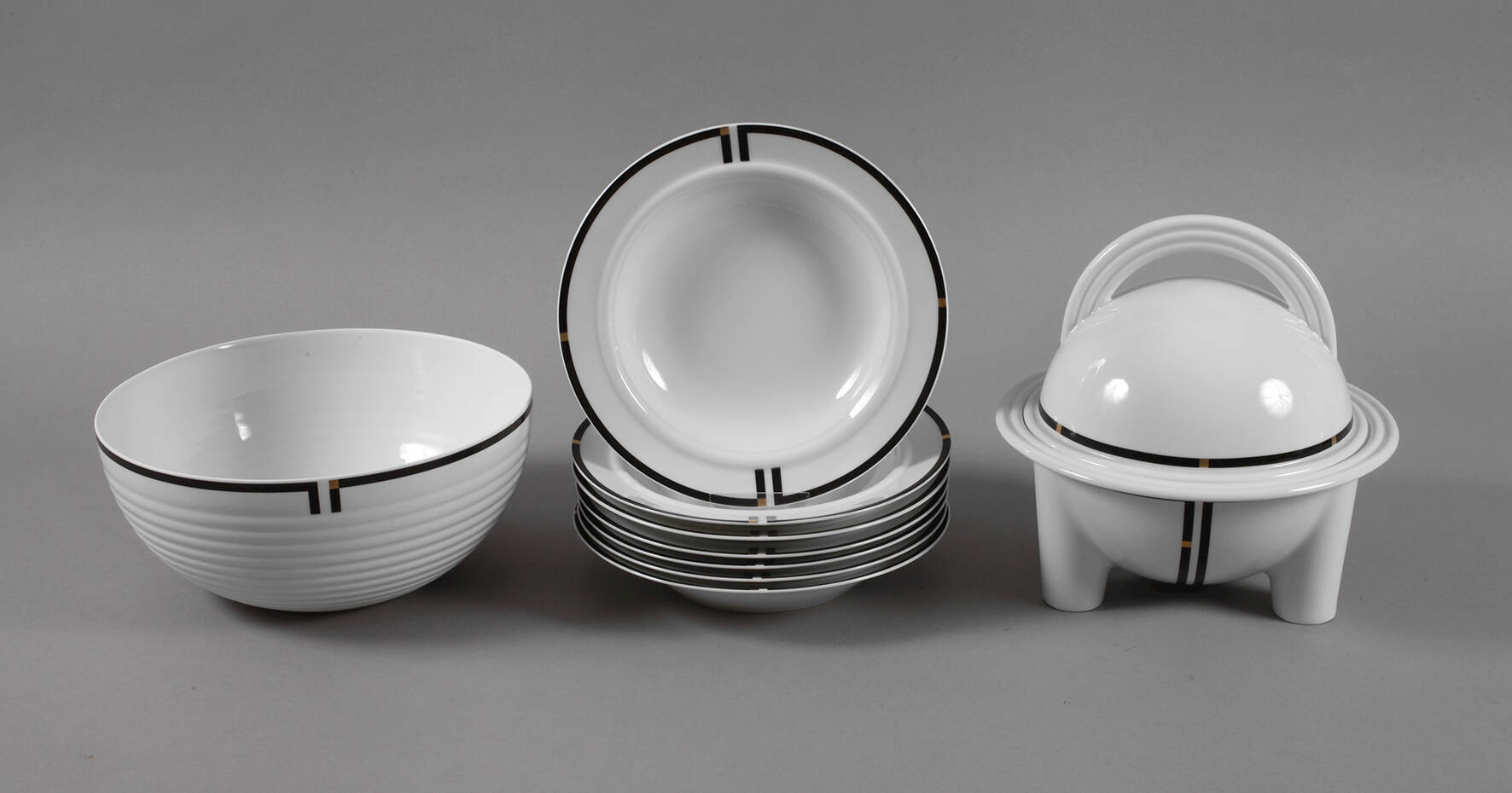 Rosenthal Suppenservice "Cupola Nera"