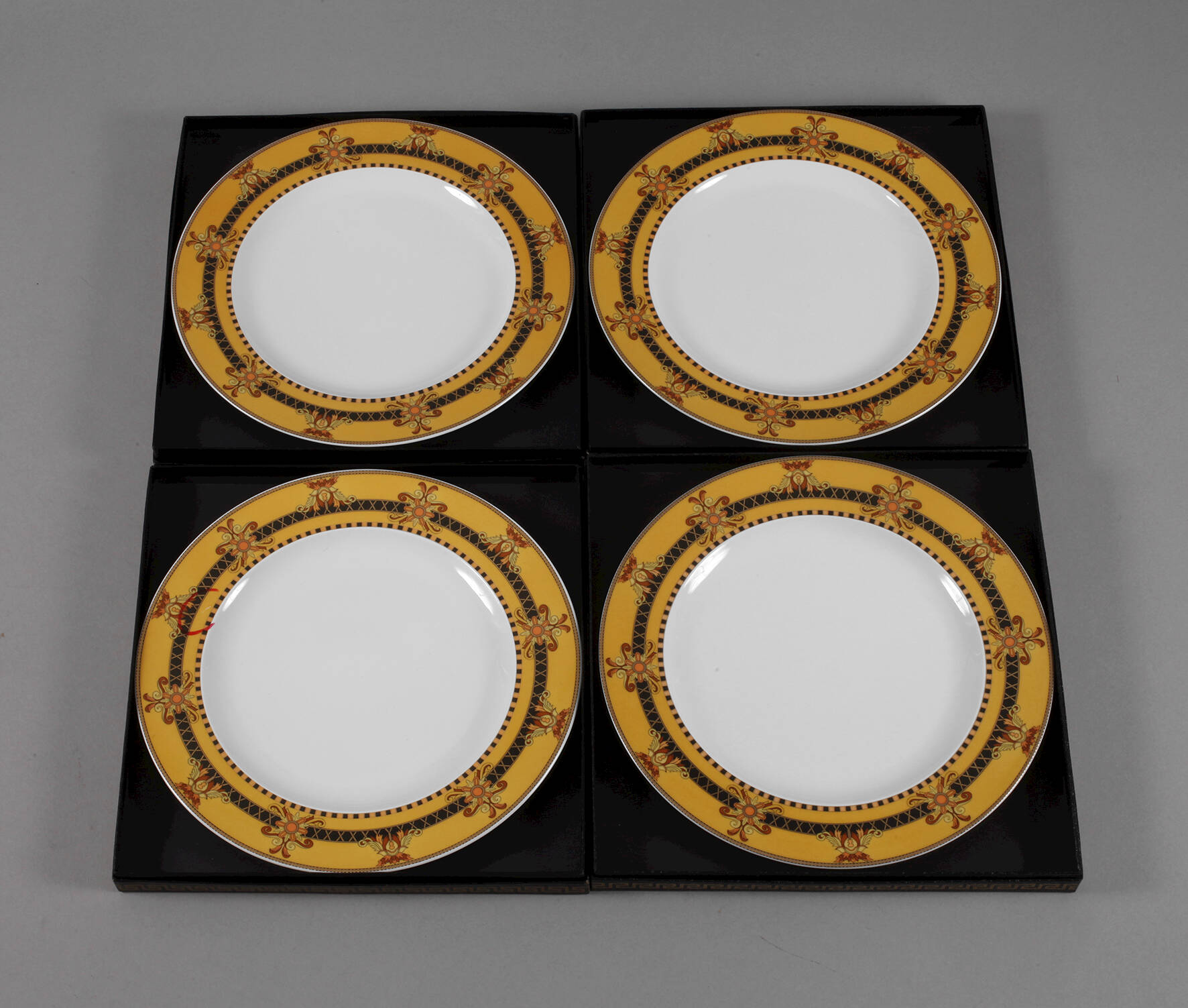 Rosenthal vier Speiseteller "Barocco"