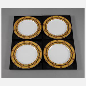 Rosenthal vier Speiseteller "Barocco"