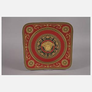 Rosenthal große Platte und Vase "Medusa Red"