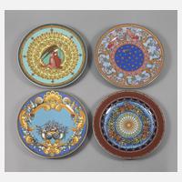 Rosenthal vier Wandteller Versace111