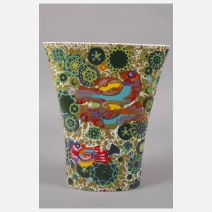 Rosenthal große Vase "Feuervogel"